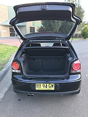 2006 Polo 9n3 GTI Black ,500 ono-rear-open-jpg