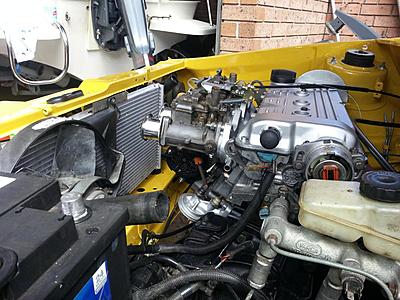 I'm need in town and need parts knowledge!-yellow-engine-bay-2-jpg