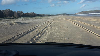 4motion van on the beach at double island point qld-20170310_180545-jpg