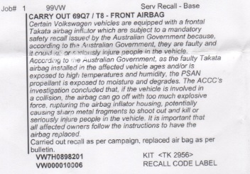 Any other T5.1 owners received recall for Takata airbags-bango-jpg