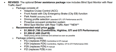 Mk7 Golf - Australian Specifications and Prices (Base, Comfortline and Highline)-my15-5-changes-png