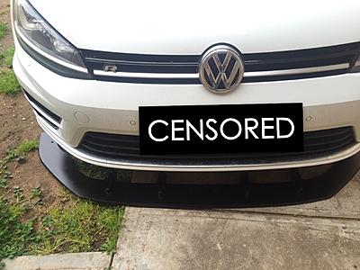 Flow Design Front Splitter Install Golf 7R-image-jpg