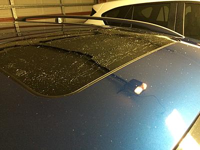 2009 R36 Wagon Sunroof exploded overnight while parked in the garage over night-image-jpg