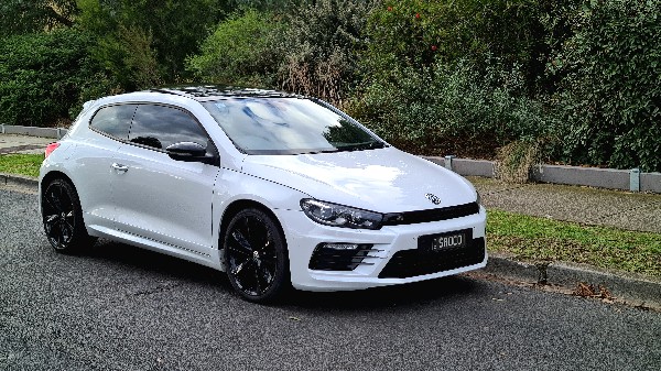 My Scirocco R Wolfsburg     White manual roof