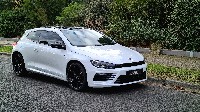 My Scirocco R Wolfsburg     White manual roof